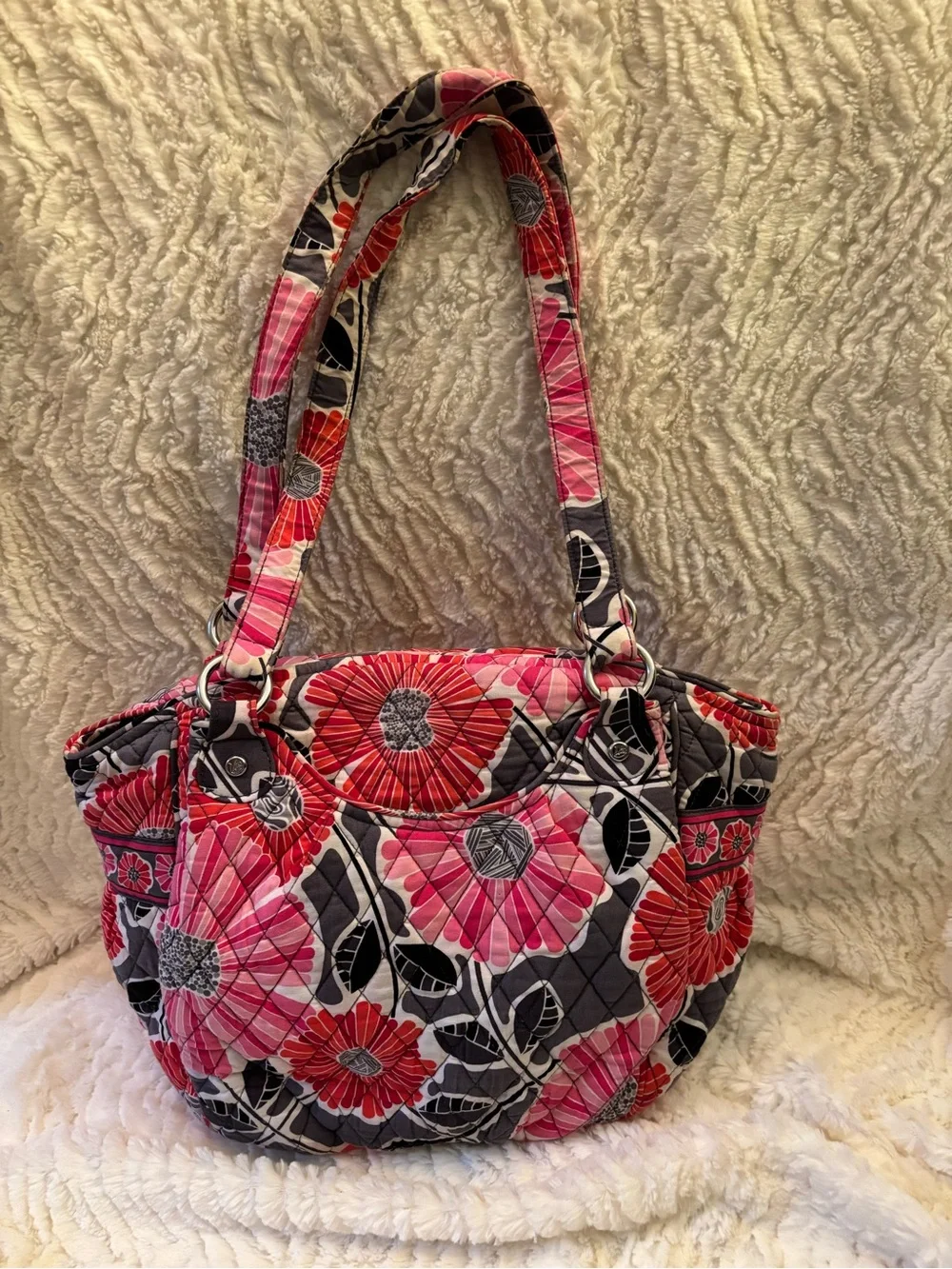 Vera Bradley fabric shoulder bag